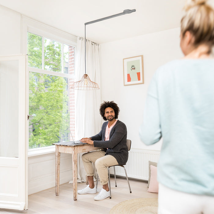 Lightswing Ophangsysteem voor Hanglampen - Single - RVS