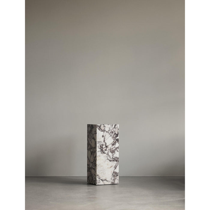 Audo Copenhagen Plinth Pedestal bijzettafel grijs Kendzo marmer