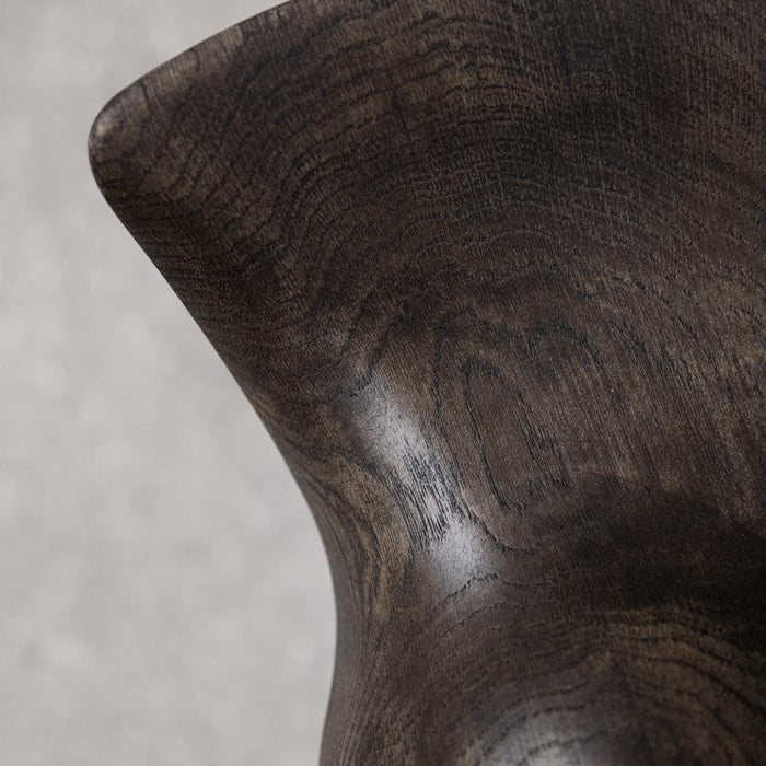 Audo Copenhagen ML42 barkruk H73 gezeept eiken, roestvrijstaal