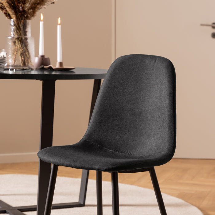 by fonQ basic Julia Eetkamerstoel - Antraciet