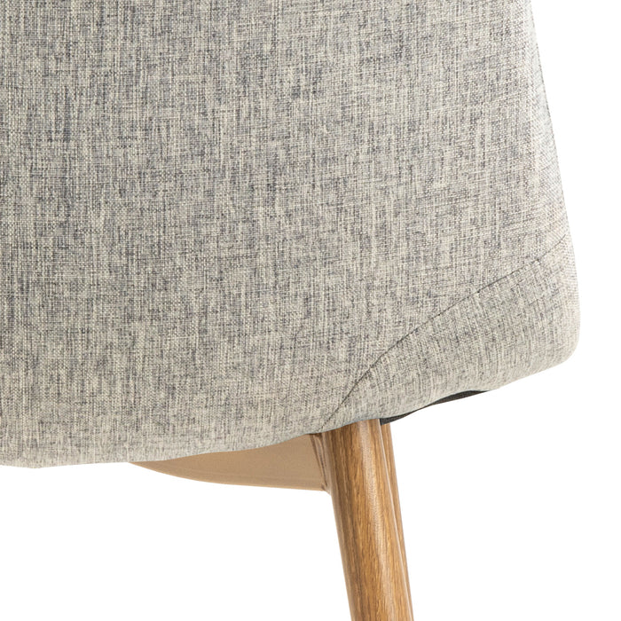 by fonQ basic Julia Eetkamerstoel - Lichtgrijs