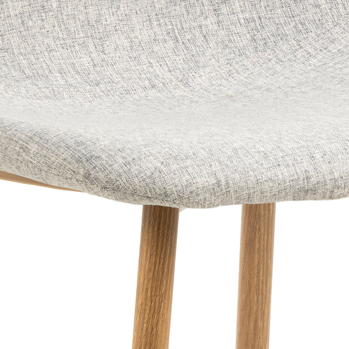 by fonQ basic Julia Eetkamerstoel - Lichtgrijs