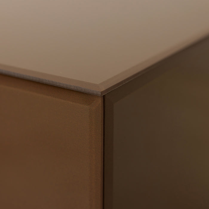 HKliving Mirror Block Salontafel - Coffee Brown - Limited Edition