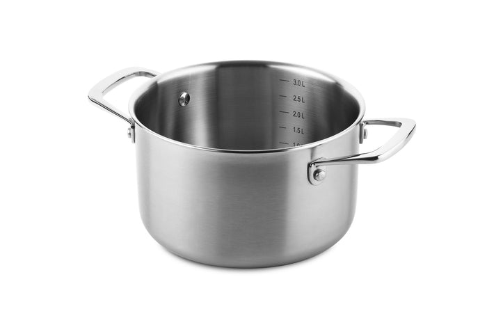 Ducq hoge kookpan 3-laags - 24 cm