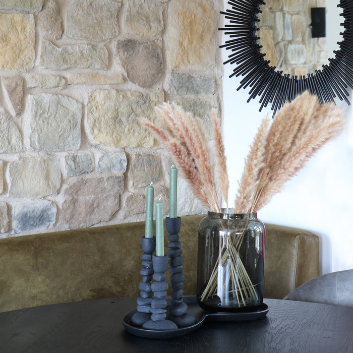 Vase The World Villeta Dienblad 45 x 24 cm - Zwart