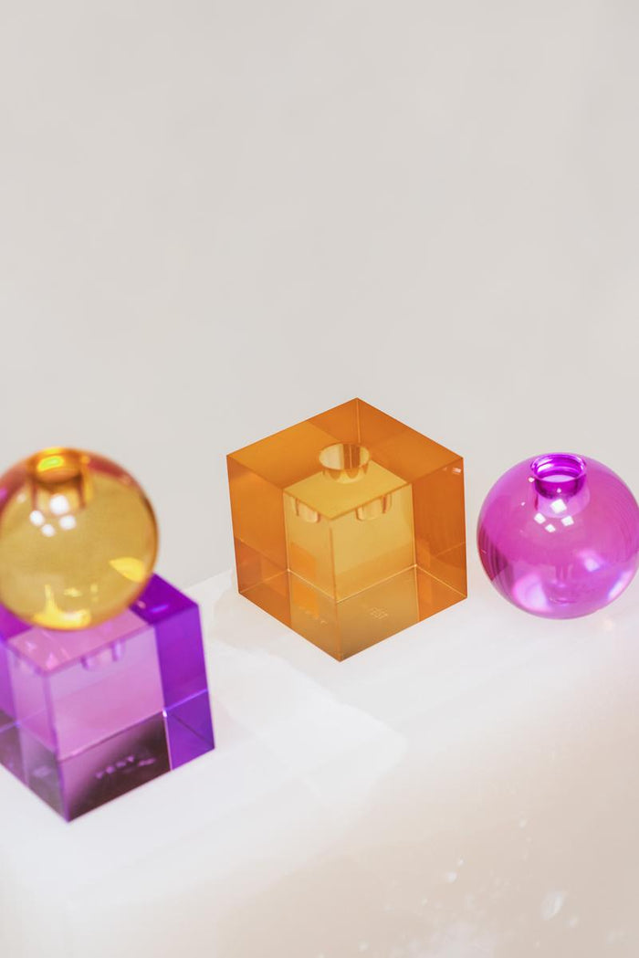 FÉST Gus kandelaar oranje