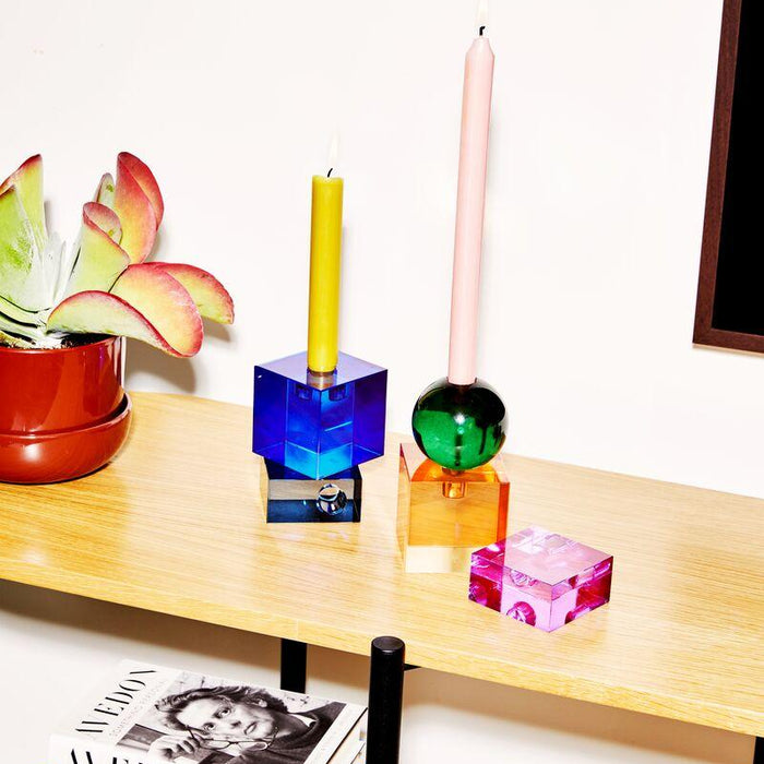 FÉST Parker kandelaar blauw