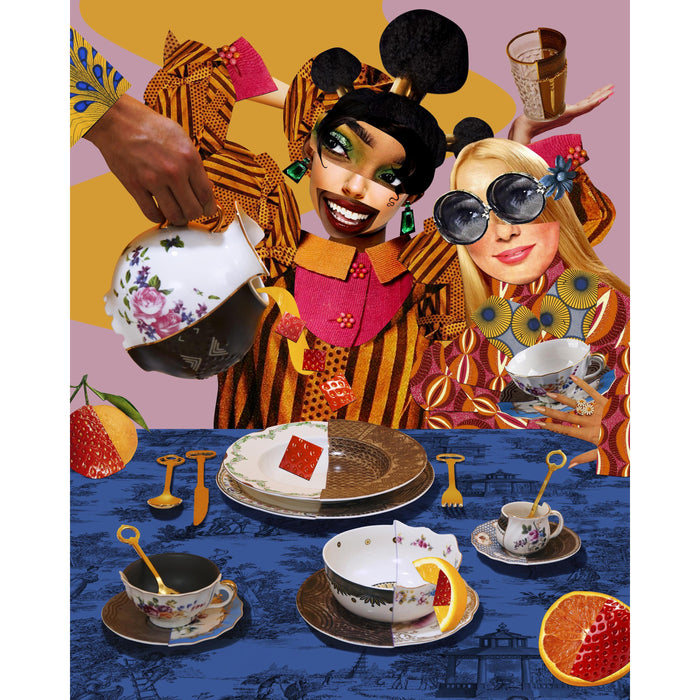 Hybrid koffiekop en schotel Tamara