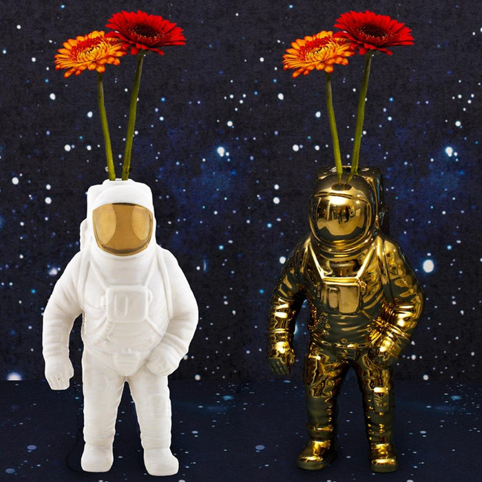 Seletti Cosmic Diner Starman vaas wit