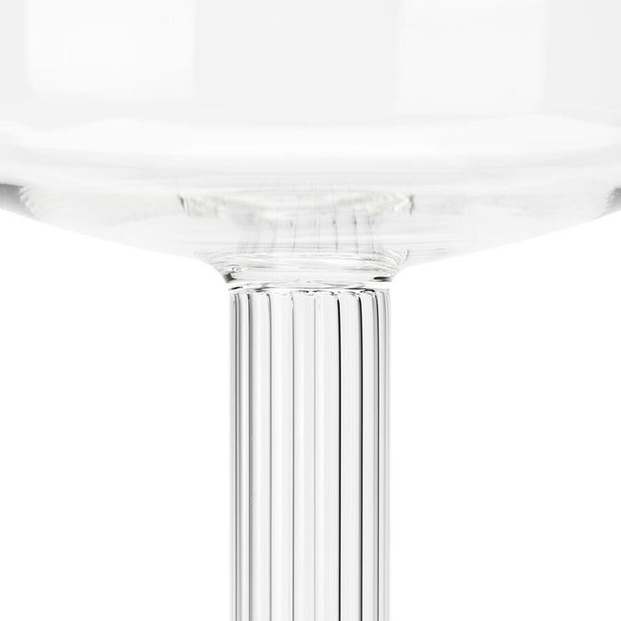 FÉST Charlie champagne glas set van 2 transparant