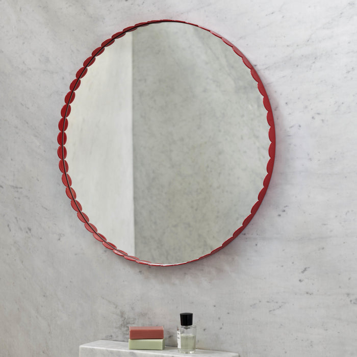 HAY Arcs Spiegel Ø 60 cm - Red