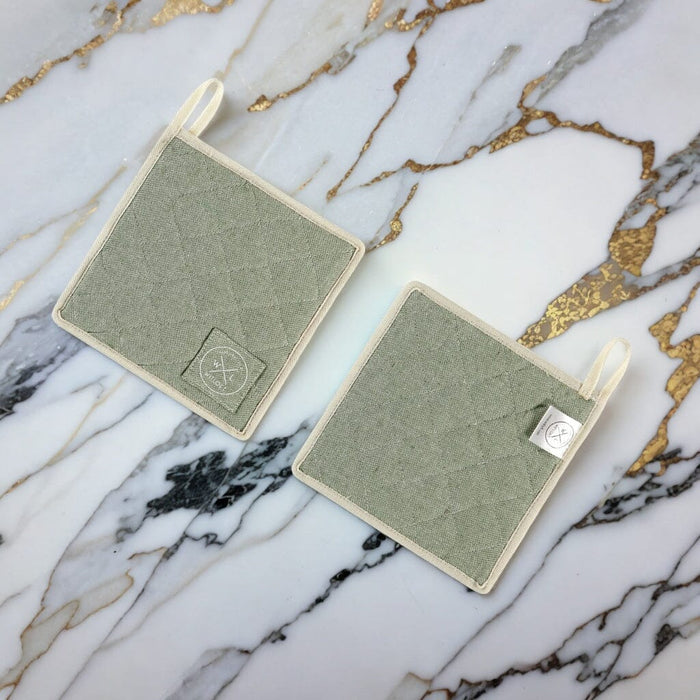 Witloft pannenlap gerecycled katoen - pistachio - one size