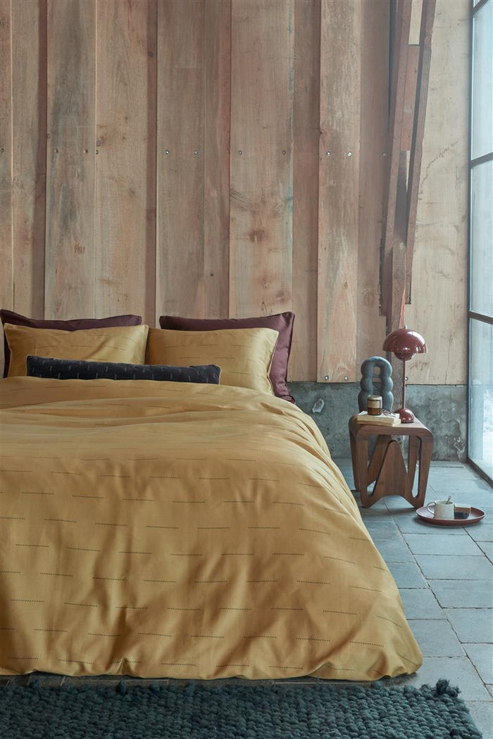 vtwonen Blurred Lines Dekbedovertrek - 200x200|220 - Geel