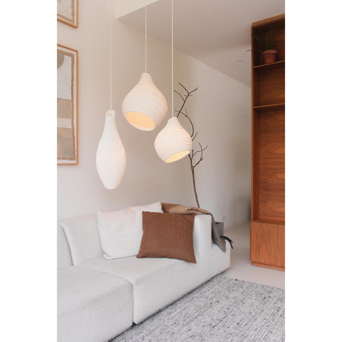 Scraplights Hive 12 hanglamp Ø30 wit