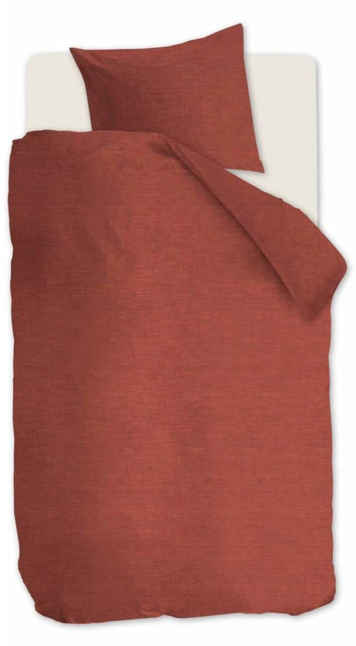 vtwonen Natural Stone Dekbedovertrek 140 x 200/220 cm - Terra