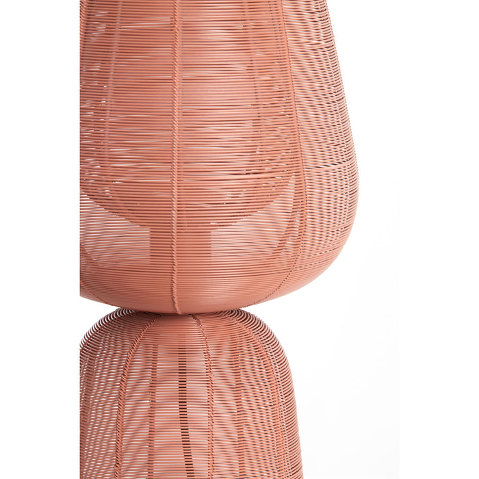 Light & Living Tafellamp Aboso - Rood - Ø24cm