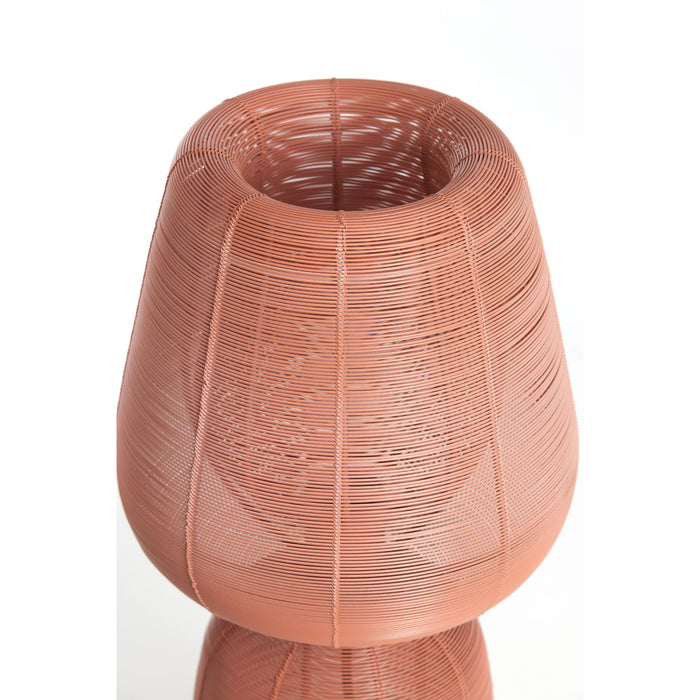 Light & Living Tafellamp Aboso - Rood - Ø24cm