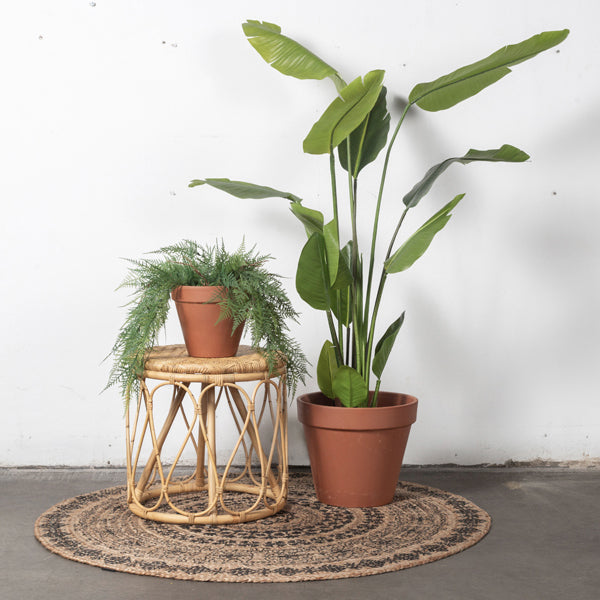 Giga Meubel - Salontafel Helena Naturel Ø43 - Rotan