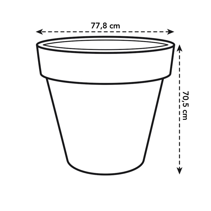 elho Pure Round Bloempot Ø 80 cm - Wit