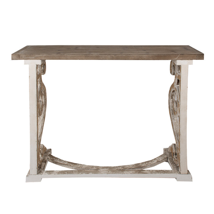 Clayre & Eef Sidetable 125x39x92 cm Bruin Hout