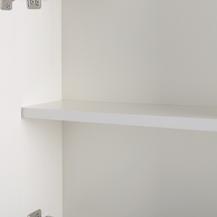 Beliani - MAZARREDO - Badkamermeubel LED - Zwart - Multiplex