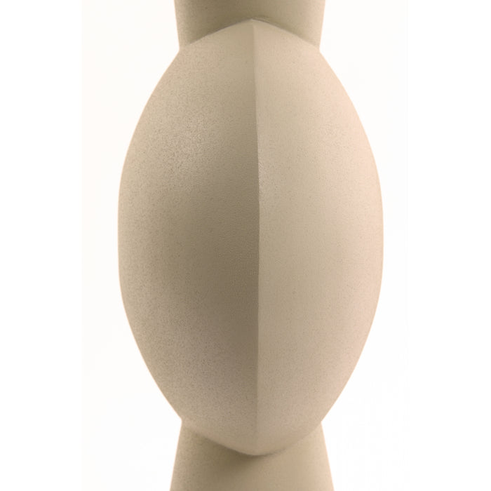 Light & Living Light&living Vaas 19x14,5x61,5 cm KAVANDU licht grijs