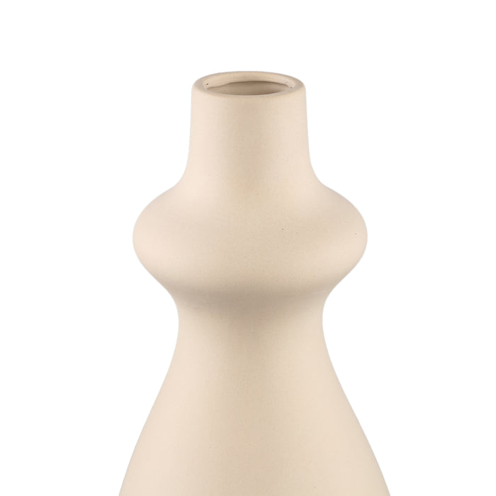 PTMD Saviono Cream ceramic jar rounded