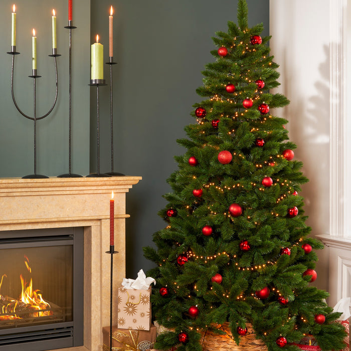 House of Seasons Kerstboomrok Opvouwbaar - H26 x Ø58 cm - Rood