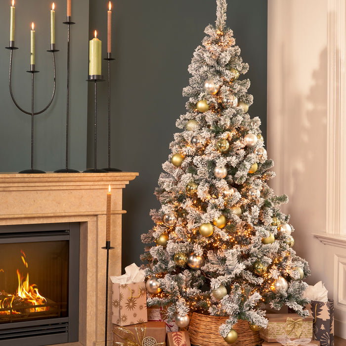 House of Seasons Kerstboomrok Opvouwbaar - H26 x Ø58 cm - Zwart