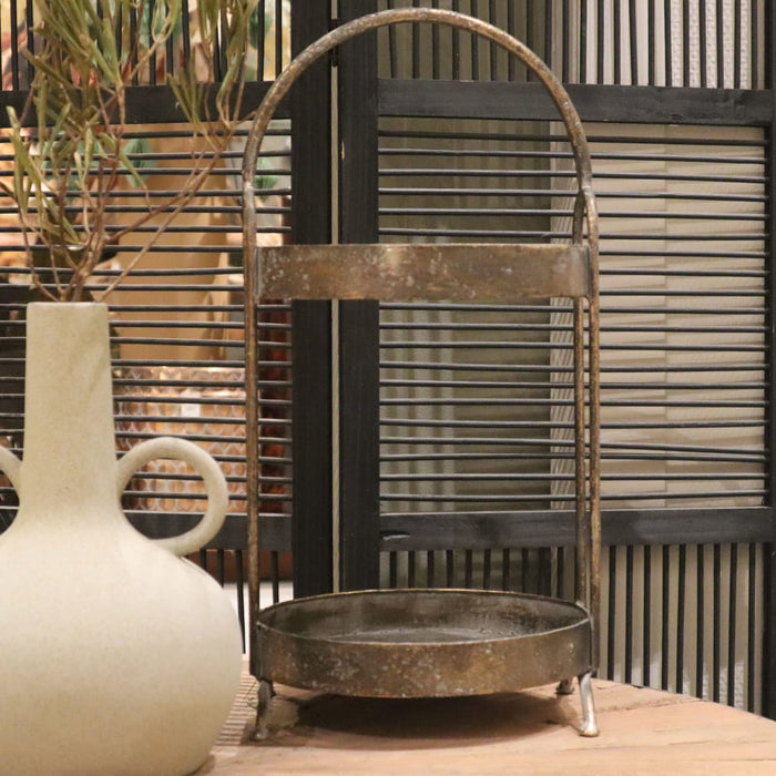 DKNC - Etagere Liam - Metaal - 23x48 cm - Brons