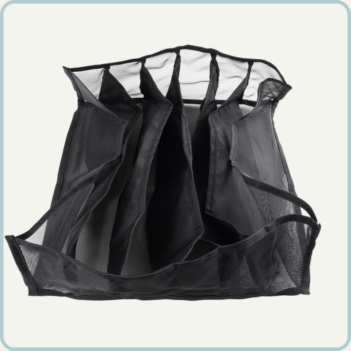 Nordix Kledingkast Organizer Opbergsysteem Lade 6 vakken Zwart 2 st...