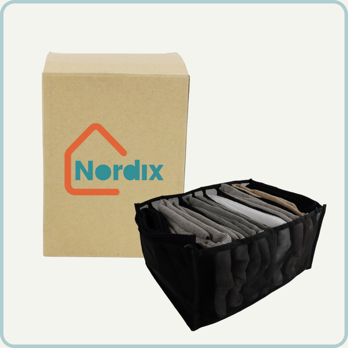 Nordix Kledingkast Organizer Opbergsysteem Broeken Lade Organizer 9...