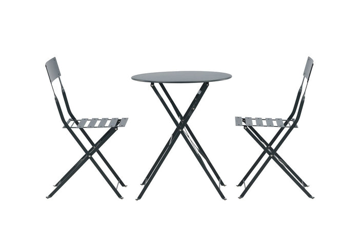 Nest outdoor Lovisa metalen tuinset donkergrijs