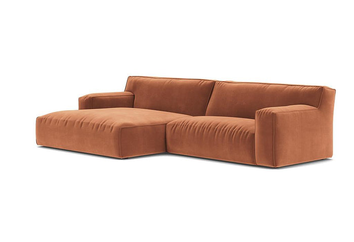 Clay bank met longchair links Sydney 22 beige