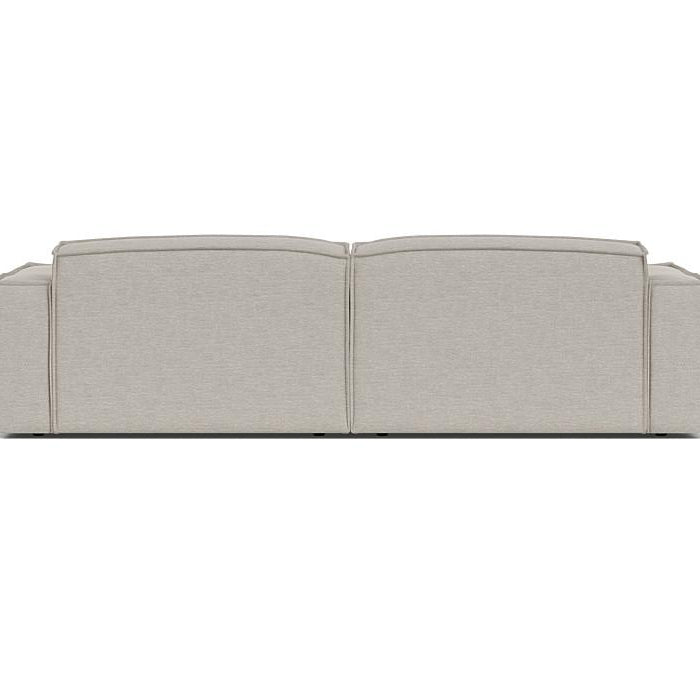 Edge bank met longchair links Sydney 22 beige