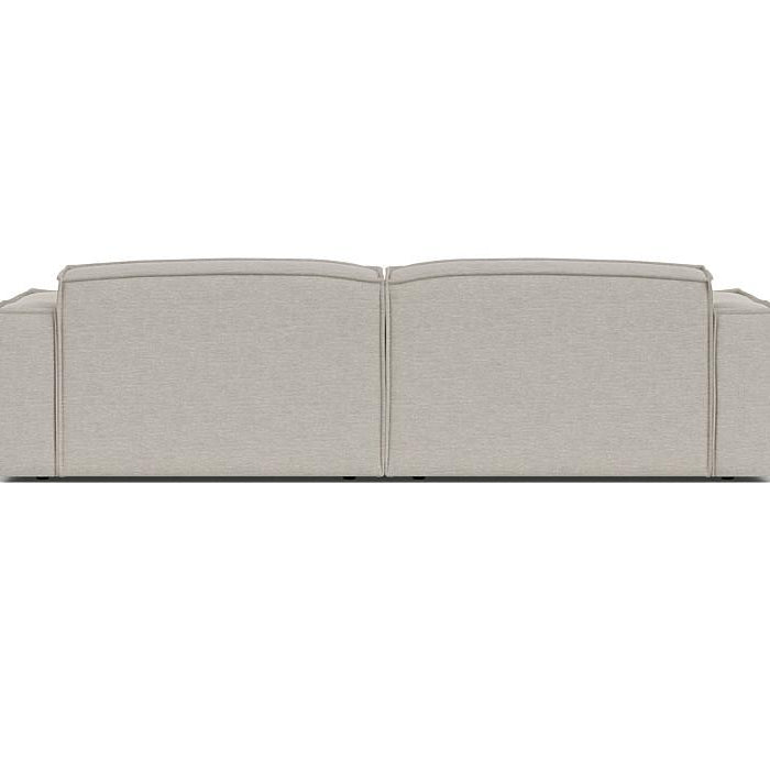 Edge bank met longchair rechts Sydney 22 beige