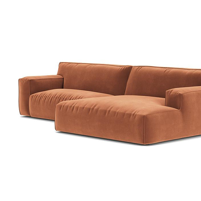 Clay bank met longchair rechts Royal 160 magnolia