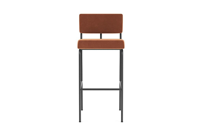 FÉST Monday barkruk 80 zwart Alpine 01 natural