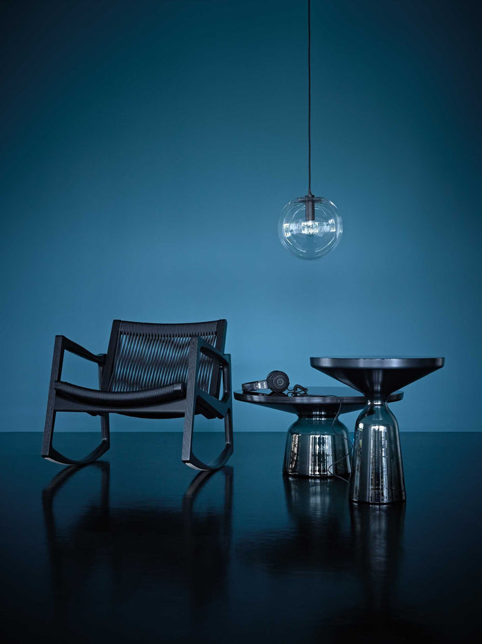 ClassiCon Bell Coffee Black salontafel 75 Montana blauw