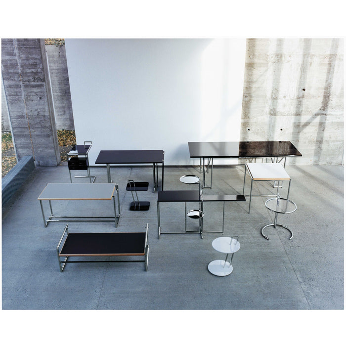 ClassiCon Adjustable Table E 1027 bijzettafel Ø52 helder glas