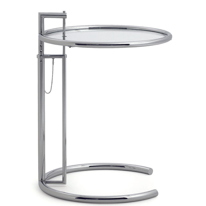 ClassiCon Adjustable Table E 1027 bijzettafel Ø52 zwart blad metaal