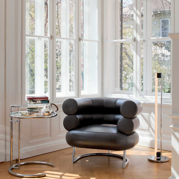 ClassiCon Adjustable Table E 1027 bijzettafel Ø52 zwart blad metaal