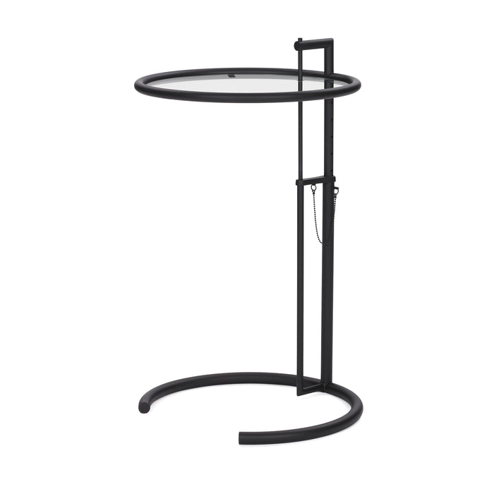 ClassiCon Adjustable Table E 1027 Black bijzettafel Ø52 zwart blad