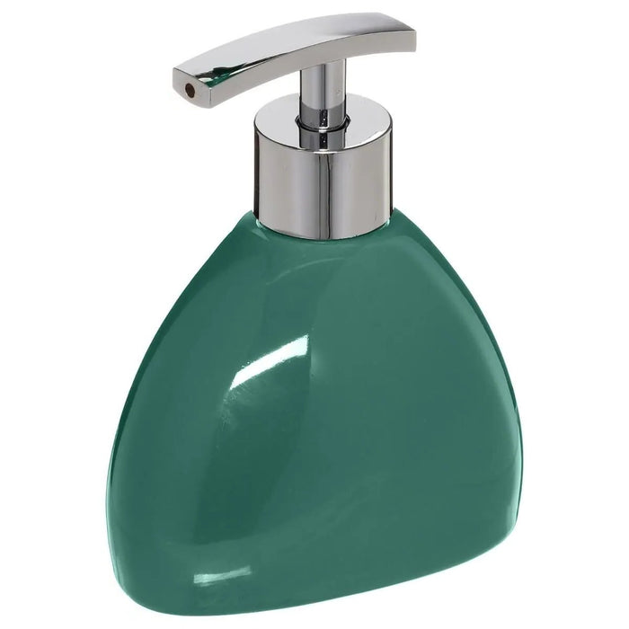 5Five Zeeppompje - keramiek - groen - 300 ml - zeepdispenser