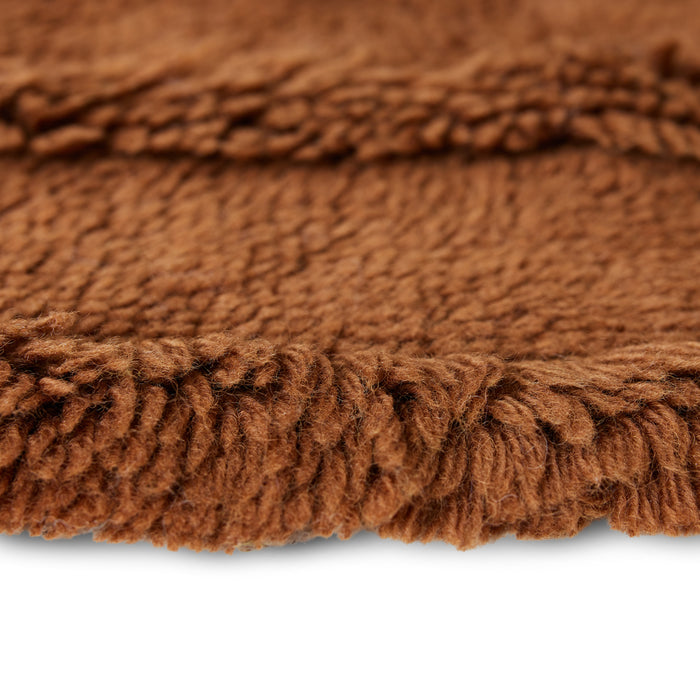 HKliving Round Woolen Vloerkleed Ø 150 cm - Mahogany
