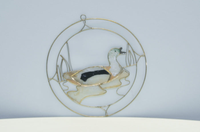 Reliving Gouden Frame Parelmoer Eend