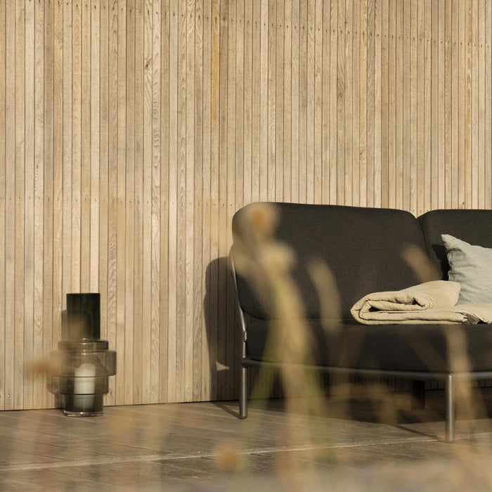 Level Cozy Corner loungebank links frame donkergrijs stof char