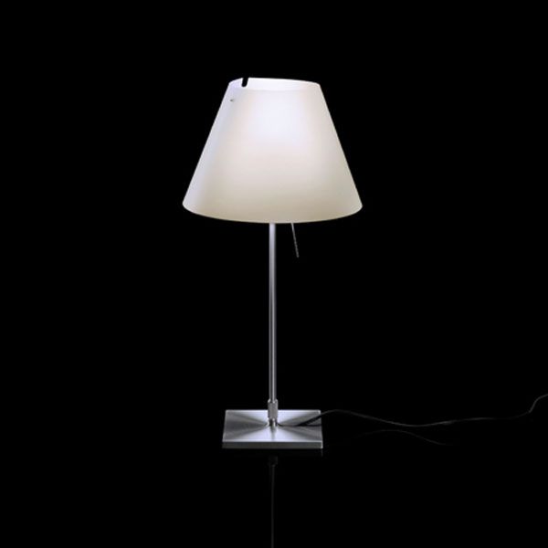 Luceplan Costanzina tafellamp aluminium|Mistic White