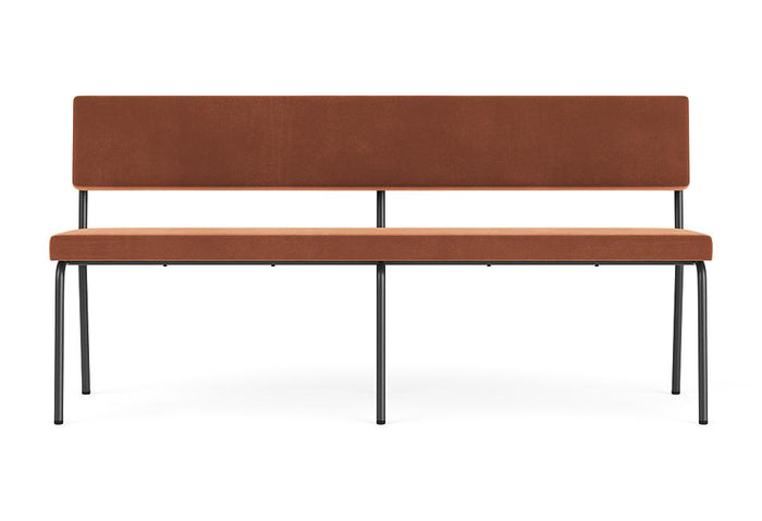 FÉST Monday eetbank 160 zwart Alpine 01 natural