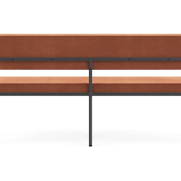 FÉST Monday eetbank 160 zwart Royal 160 magnolia